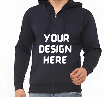 Customized Printing on  Unisex Hoodie 