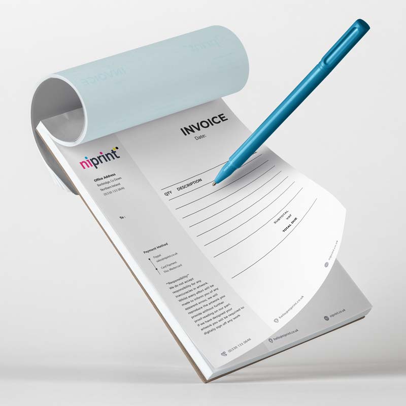 Invoice Books Printing.